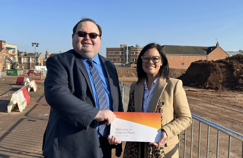 Cllrs Kris Wilson & Clare Golby